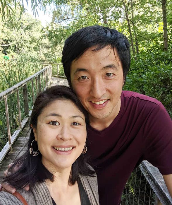 Paul Park with his wife